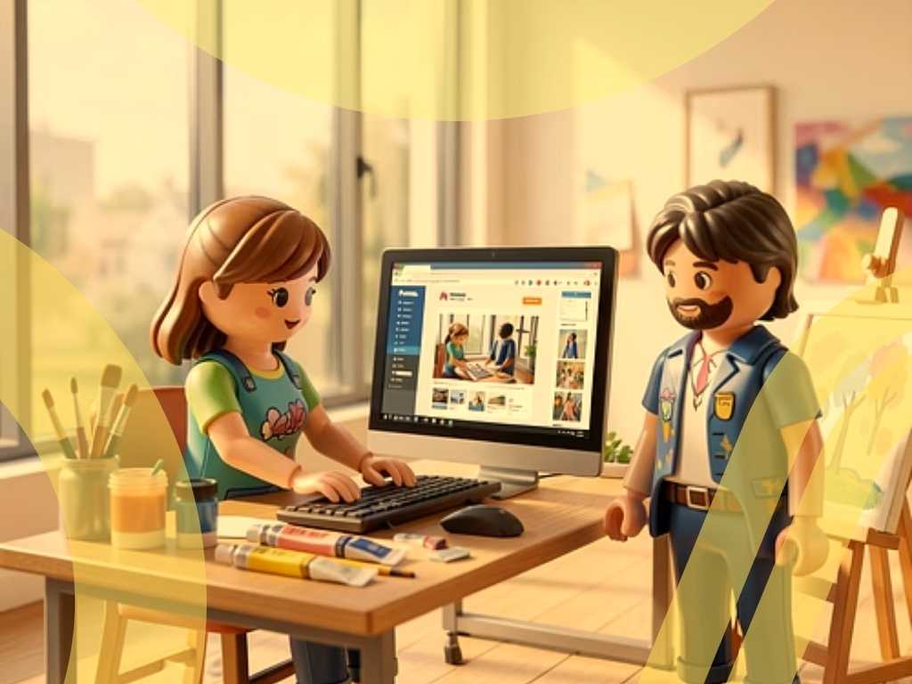 Création de site internet pour peintre  Occitanie